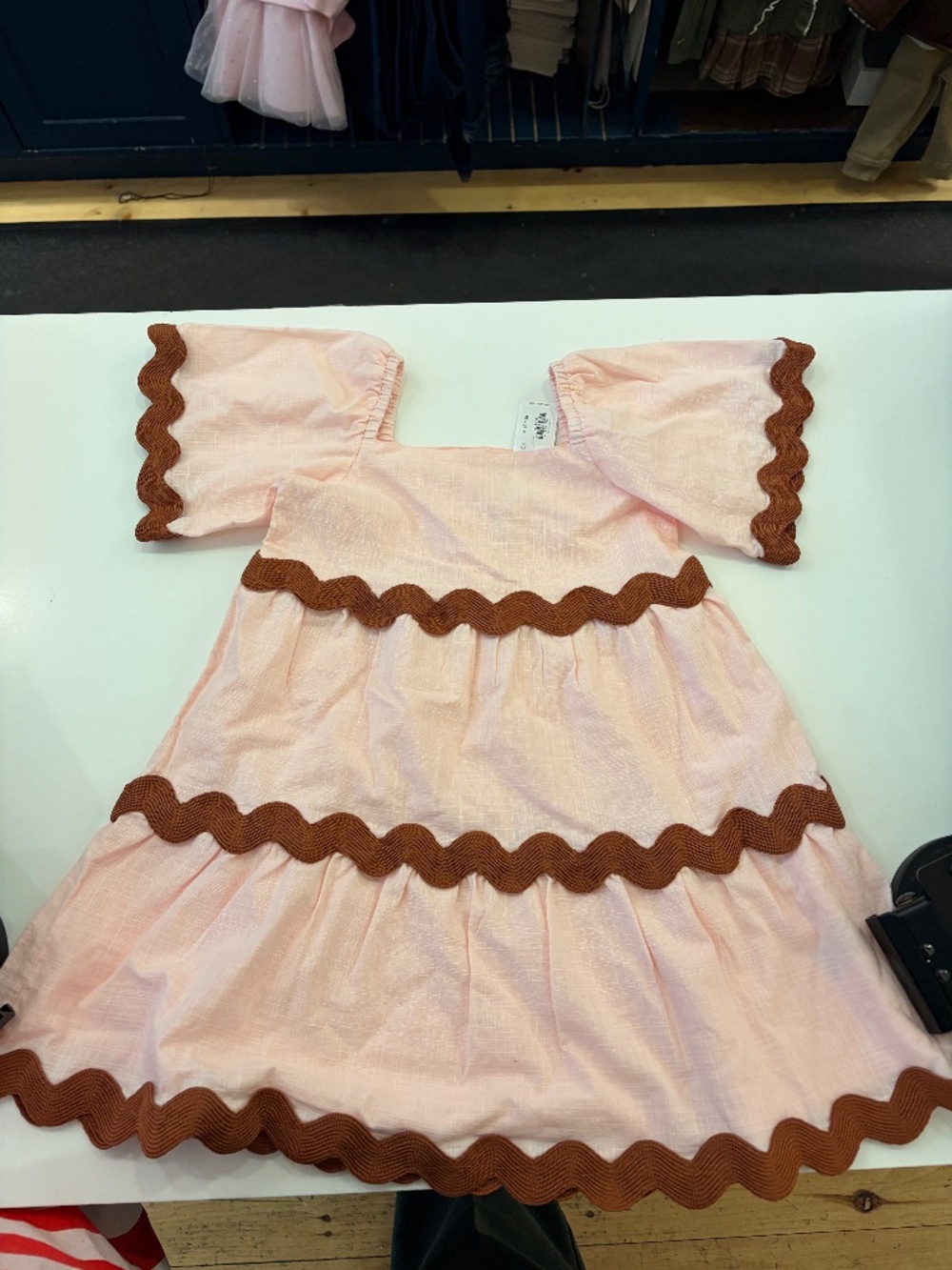 Ric Rac Trimmed Dress